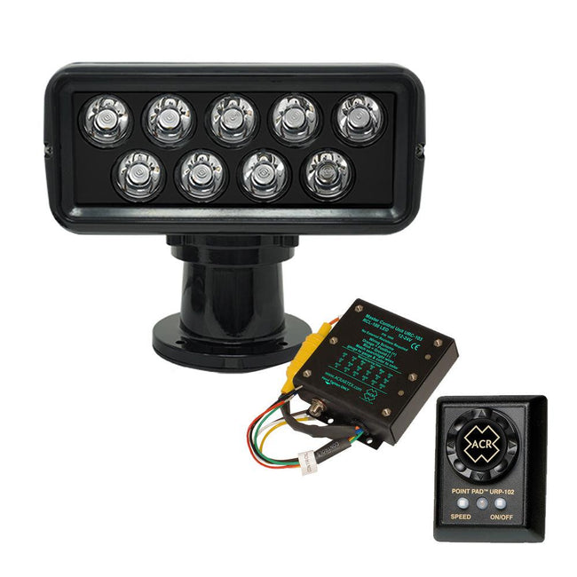 ACR RCL-100 LED Searchlight Kit - 12/24V - Black [1951.B] - Rough Seas Marine