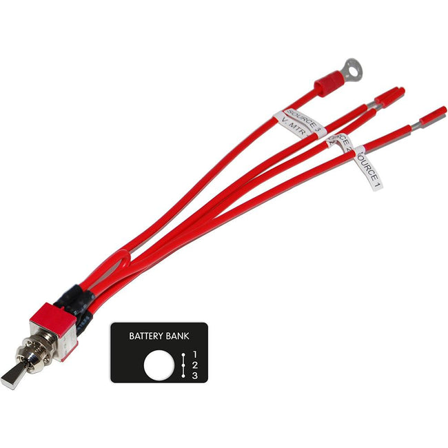 Blue Sea 4141 Switch Meter Toggle SPTT On-On-On [4141] - Rough Seas Marine