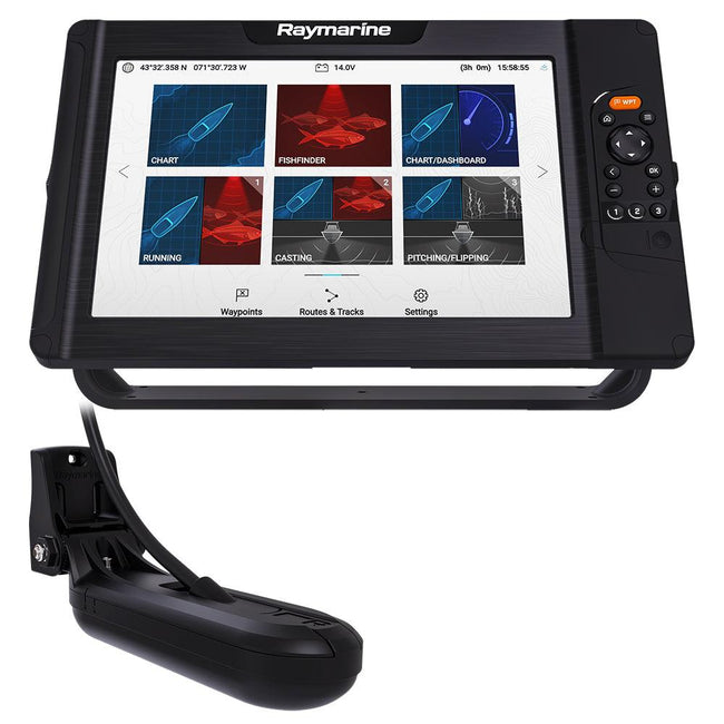 Raymarine Element 12 HV Combo w/HV-100 Transom Mount Transducer  Lighthouse North America Chart [E70536-05-102] - Rough Seas Marine