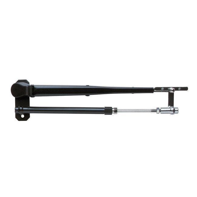 Marinco Wiper Arm, Deluxe Black Stainless Steel Pantographic - 12"-17" Adjustable [33032A] - Rough Seas Marine
