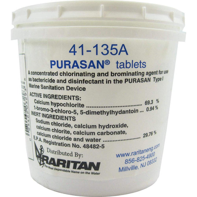 Raritan PURASAN EX Refill Tablets *1 Tub of 6 Tablets [41-135A] - Rough Seas Marine