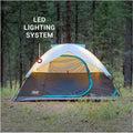 Coleman OneSource Rechargeable 4-Person Camping Dome Tent w/Airflow System  LED Lighting [2000035457] - Rough Seas Marine