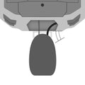 Minn Kota Raptor Direct Mount Angle Bracket - White [1810376] - Rough Seas Marine