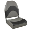 Springfield Premium Wave Folding Seat - Grey w/Meteor Stripe [1062034] - Rough Seas Marine