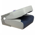 Springfield Economy Multi-Color Folding Seat - Grey/Blue [1040651] - Rough Seas Marine