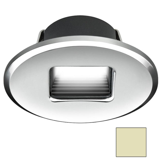 I2Systems Ember E1150Z Snap-In - Polished Chrome - Oval - Warm White Light [E1150Z-13CAB] - Rough Seas Marine