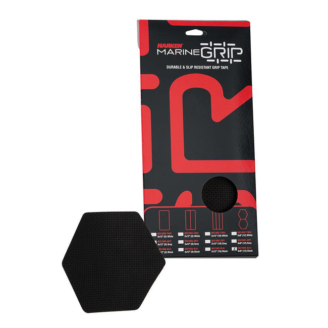 Harken Marine Grip Tape - Honeycomb - Black - 12 Pieces [MG10HC-BLK] - Rough Seas Marine