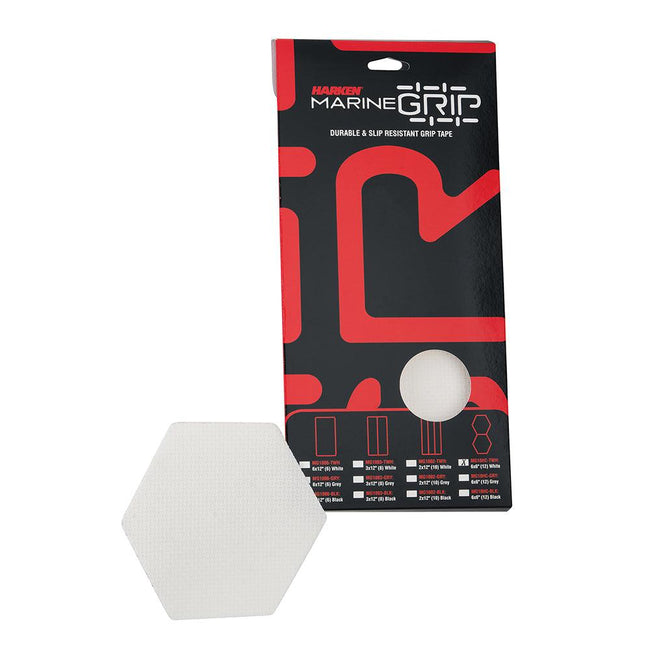 Harken Marine Grip Tape - Honeycomb - Translucent White - 12 Pieces [MG10HC-TWH] - Rough Seas Marine