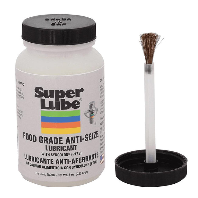 Super Lube Food Grade Anti-Seize w/Syncolon (PTFE) - 8oz Brush Bottle [48008] - Rough Seas Marine