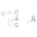 TACO ShadeFin Adjustable Clamp-On Pipe Mount [T10-3000-7] - Rough Seas Marine