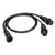 Humminbird 14 M ID SIDB Y - SOLIX/APEX Side Imaging2D Splitter Cable [720111-1] - Rough Seas Marine