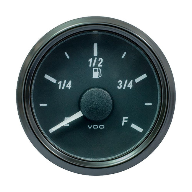 VDO SingleViu 52mm (2-1/16") Fuel Level Gauge - E/F Scale 240-33 Ohm [A2C3833130030] - Rough Seas Marine