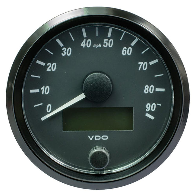 VDO SingleViu 80mm (3-1/8") Speedometer - 90MPH [A2C3832900030] - Rough Seas Marine