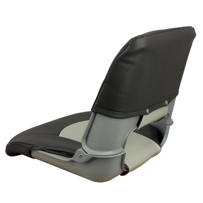 Springfield Skipper Standard Folding Seat - Grey/Charcoal [1061017] - Rough Seas Marine