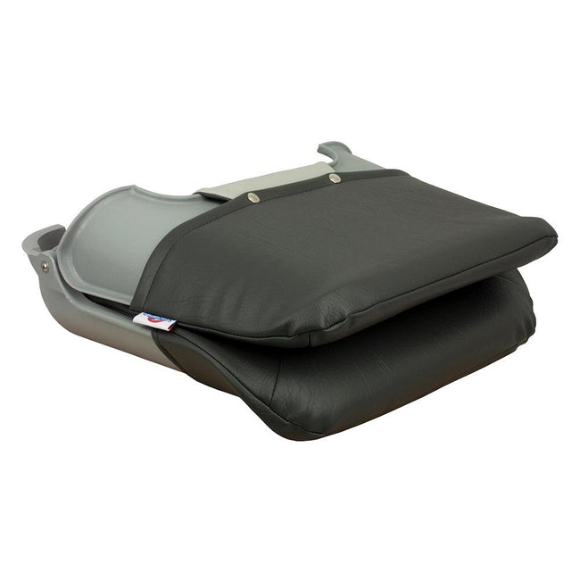 Springfield Skipper Standard Folding Seat - Grey/Charcoal [1061017] - Rough Seas Marine