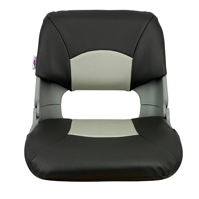 Springfield Skipper Standard Folding Seat - Grey/Charcoal [1061017] - Rough Seas Marine