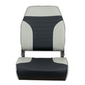 Springfield High Back Multi-Color Folding Seat - Grey/Charcoal [1040663] - Rough Seas Marine