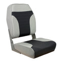 Springfield High Back Multi-Color Folding Seat - Grey/Charcoal [1040663] - Rough Seas Marine