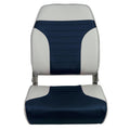 Springfield High Back Multi-Color Folding Seat - Blue/Grey [1040661] - Rough Seas Marine