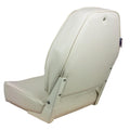 Springfield High Back Folding Seat - White [1040649] - Rough Seas Marine