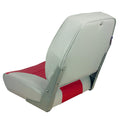 Springfield Economy Multi-Color Folding Seat - Grey/Red [1040655] - Rough Seas Marine