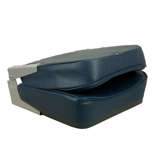 Springfield Economy Folding Seat - Blue [1040621] - Rough Seas Marine