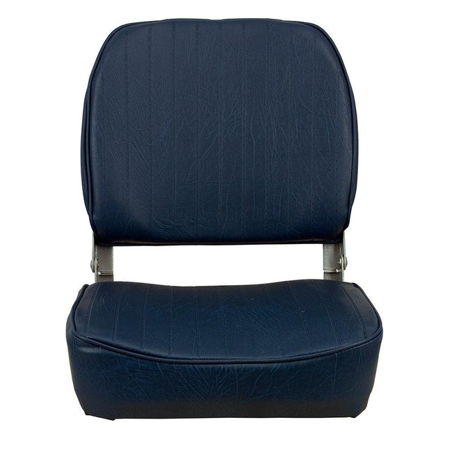 Springfield Economy Folding Seat - Blue [1040621] - Rough Seas Marine