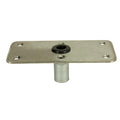 Springfield KingPin 4" x 8" - Stainless Steel - Rectangular Base (Standard) [1620005] - Rough Seas Marine