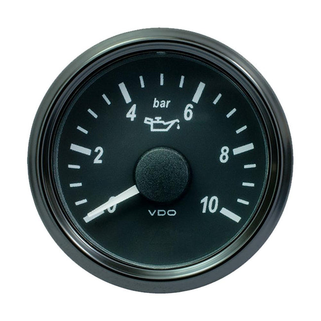 VDO SingleViu 52mm (2-1/16") Oil Pressure Gauge - 10 Bar - 0-180 Ohm [A2C3833170030] - Rough Seas Marine