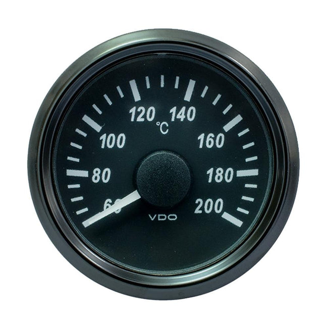 VDO SingleViu 52mm (2-1/16") Cylinder Temp. Gauge - 200C - 471-14 Ohm [A2C3833520030] - Rough Seas Marine