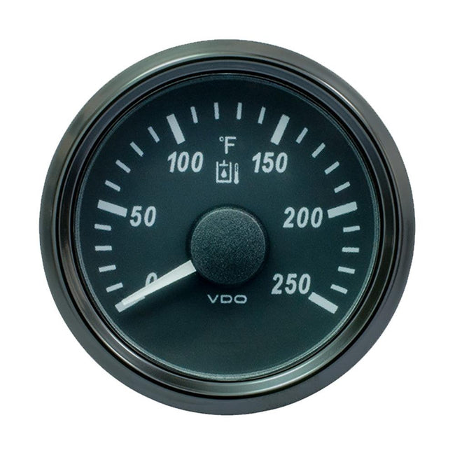 VDO SingleViu 52mm (2-1/16") Hydraulic Oil Temp. Gauge - 250F - 291-22 Ohm [A2C3916310030] - Rough Seas Marine