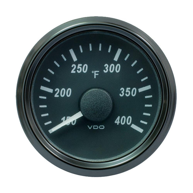 VDO SingleViu 52mm (2-1/16") Cylinder Temp. Gauge - 400F - 471-14 Ohm [A2C3833530030] - Rough Seas Marine