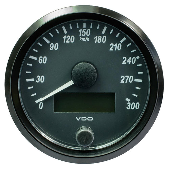VDO SingleViu 80mm (3-1/8") Speedometer - 300 KM/H [A2C3832950030] - Rough Seas Marine