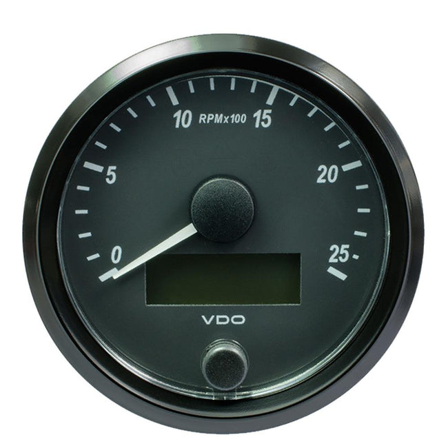 VDO SingleViu 80mm (3-1/8") Tachometer - 2500 RPM [A2C3832970030] - Rough Seas Marine