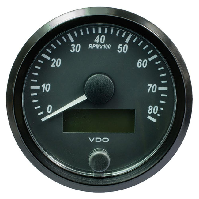 VDO SingleViu 80mm (3-1/8") Tachometer - 8000 RPM [A2C3833020030] - Rough Seas Marine