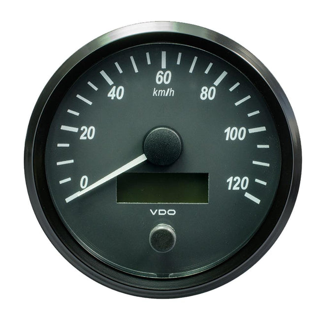 VDO SingleViu 100mm (4") Speedometer - 120 KM/H [A2C3832860030] - Rough Seas Marine