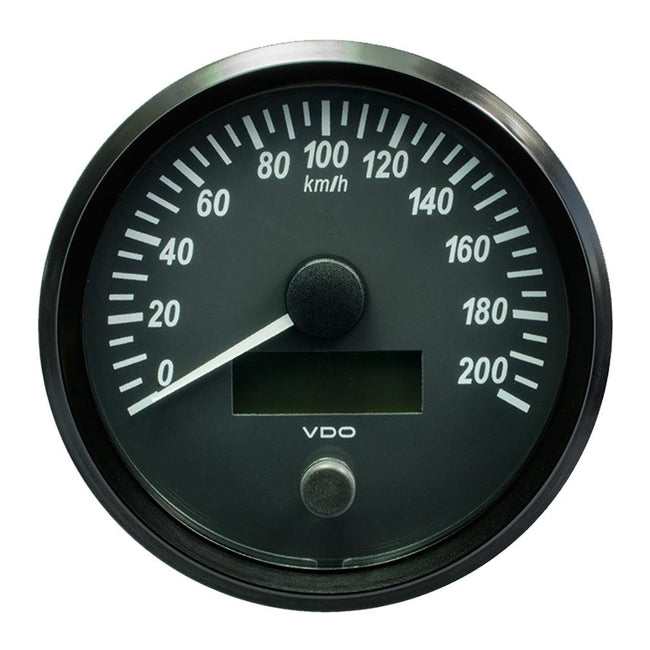 VDO SingleViu 100mm (4") Speedometer - 200 KM/H [A2C3832840030] - Rough Seas Marine