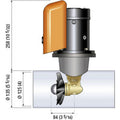Quick Bow Thruster BTQ 125-30 30KGF - 12V - D125 - 1.5kW [FGBT12530120T00] - Rough Seas Marine