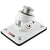 DS18 Hydro Universal Flat Mount - White [FLMBX/WH] - Rough Seas Marine