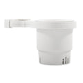 Camco Clamp-On Rail Mounted Cup Holder - Large for Up to 2" Rail - White [53083] - Rough Seas Marine