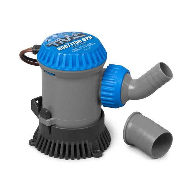 TRAC Outdoors Bilge Pump - 800/1100 GPH - Non-Automatic [69301] - Rough Seas Marine