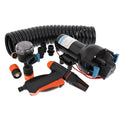 Jabsco HotShot HD6 Heavy Duty Washdown Pump w/25 HoseCoil - 12V - 6 GPM - 70 PSI [P601J-219N-4A] - Rough Seas Marine