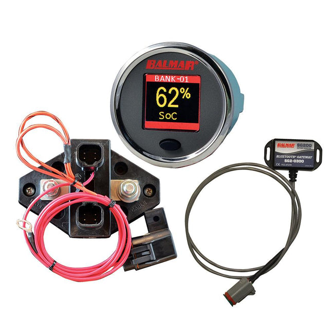 Balmar SG210 Battery Monitor Kit w/Display Shunt Gateway [SG210] - Rough Seas Marine