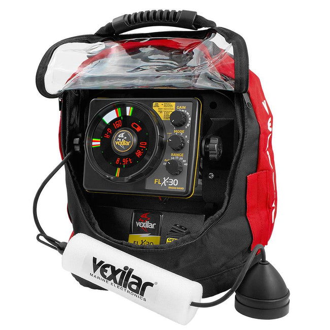 Vexilar UP30PV Ultra Pack Combo w/Broadband Transducer, Lithium Ion Battery  Charger [UPLI30BB] - Rough Seas Marine
