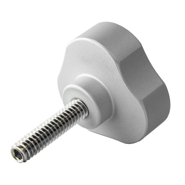 PTM Edge KNB-17 Replacement Knob f/UCX-17 PRO Mirror - Silver [P13157-105] - Rough Seas Marine