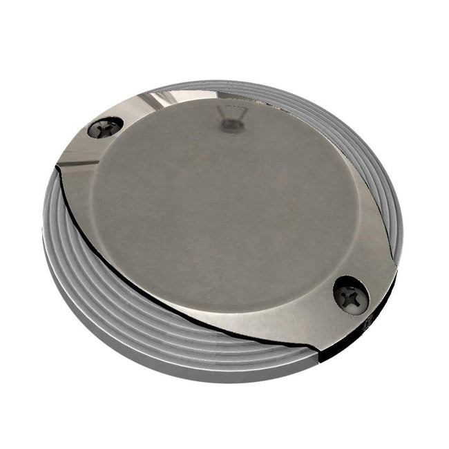 Lumitec Scallop Surface Mount Pathway Light - Spectrum RGBW/Warm White - Stainless Steel Housing [101672] - Rough Seas Marine