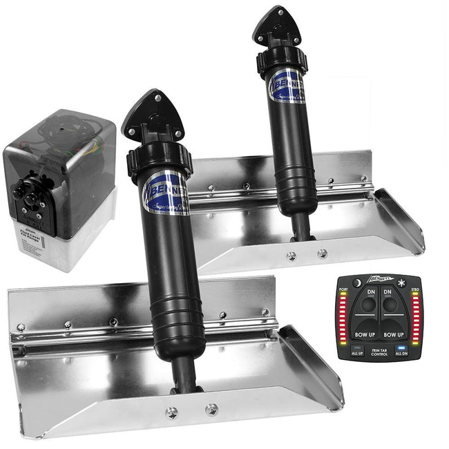 Bennett Marine 12x9 Sport Tab System w/One Box Indication [ST9OBI] - Rough Seas Marine
