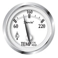 Faria Newport SS 2" Cylinder Head Temperature Gauge w/Sender - 60 to 220 F [25011] - Rough Seas Marine