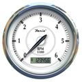 Faria Newport SS 4" Tachometer w/Hourmeter f/Gas Inboard - 6000 RPM [45004] - Rough Seas Marine