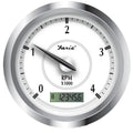 Faria Newport SS 4" Tachometer w/Hourmeter f/Diesel w/Magnetic Pick-Up - 4000 RPM [45006] - Rough Seas Marine